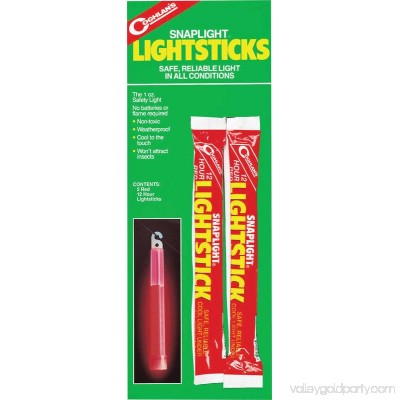 Coghlan's® Red 12 hr. Lightsticks 2 ct Carded Pack 556792705